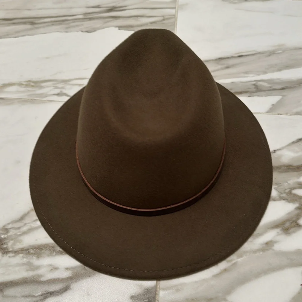 Chic Brown Women's Fedora Hat - Picture 7 of 14